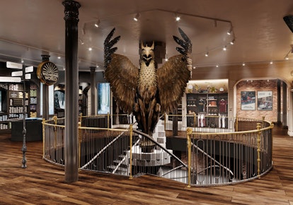 The Harry Potter New York store includes a Butterbeer Bar.