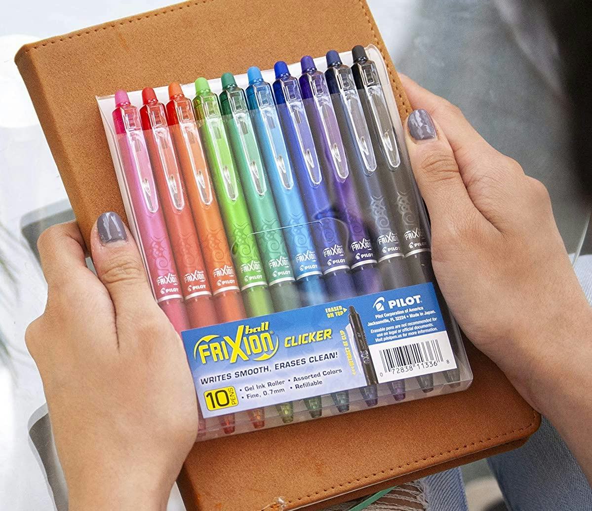 PILOT FriXion Clicker Gel Pens (10-Pack)