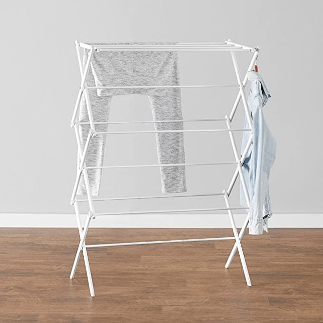 Amazon Basics Foldable Laundry Rack for Air Drying Clothing