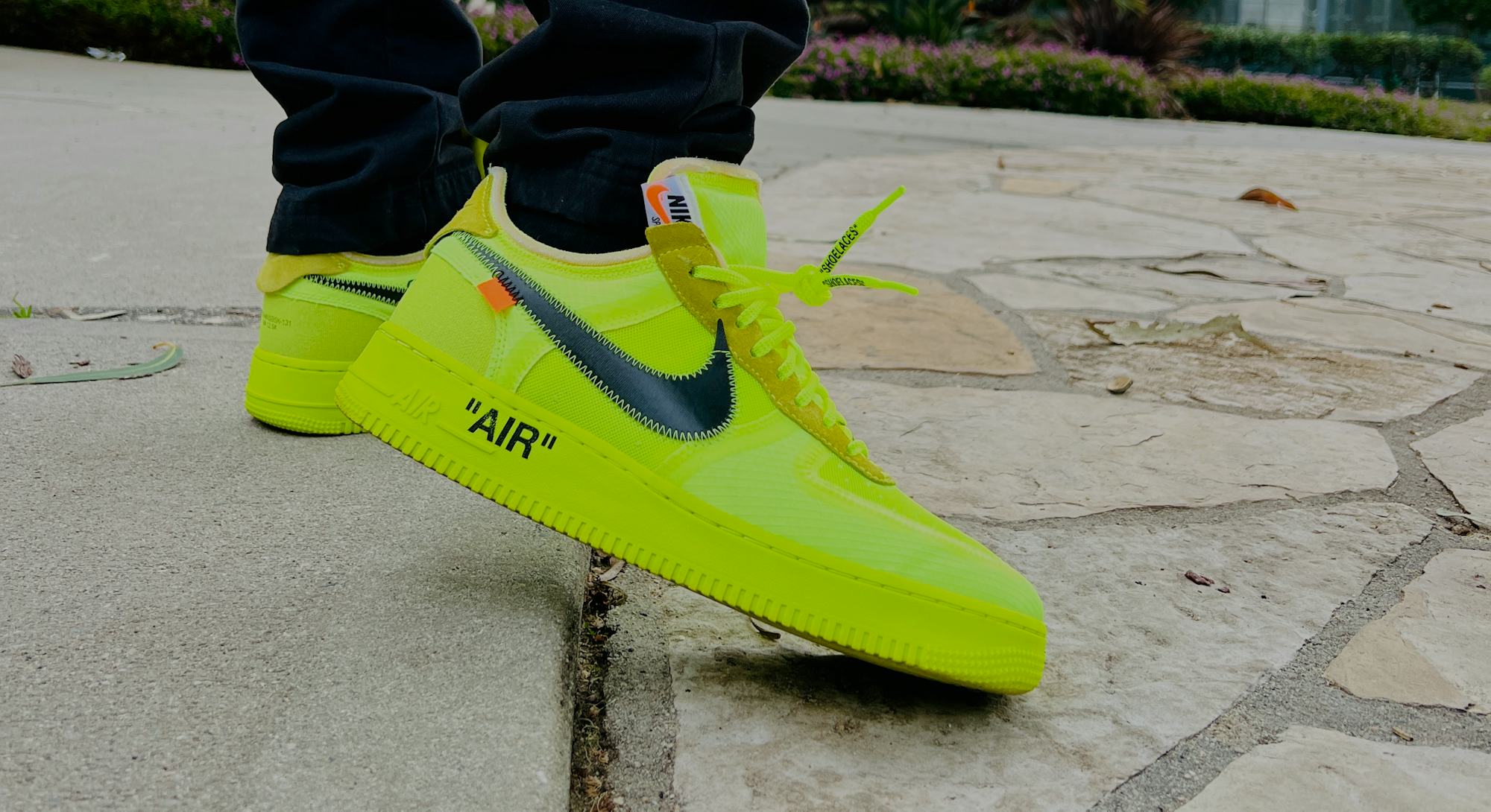 Nike off white air force 1 on feet Clearance