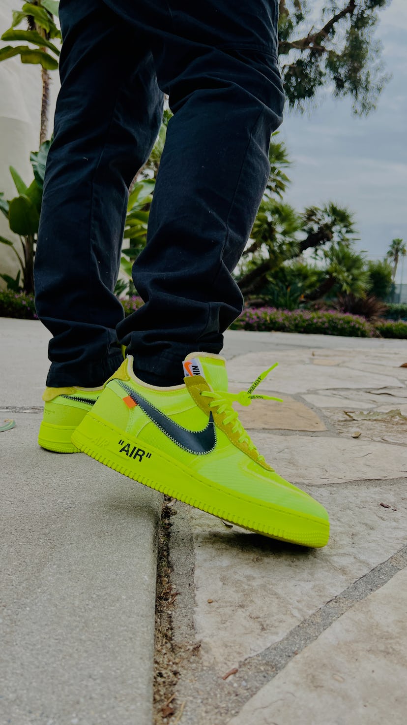 Nike Off-White Air Force 1 Volt review on feet restock Virgil Abloh