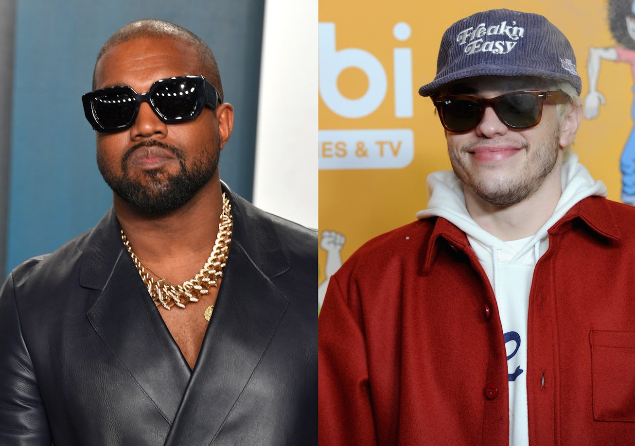 Kanye West dissed Pete Davidson in a leaked clip from his new song