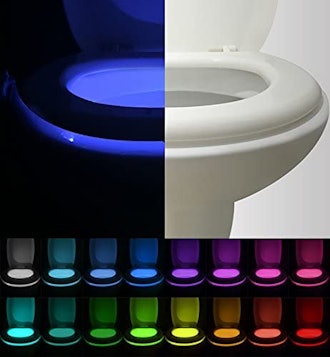Vintar 16-Color Motion Sensor LED Toilet Night Light (2-Pack)