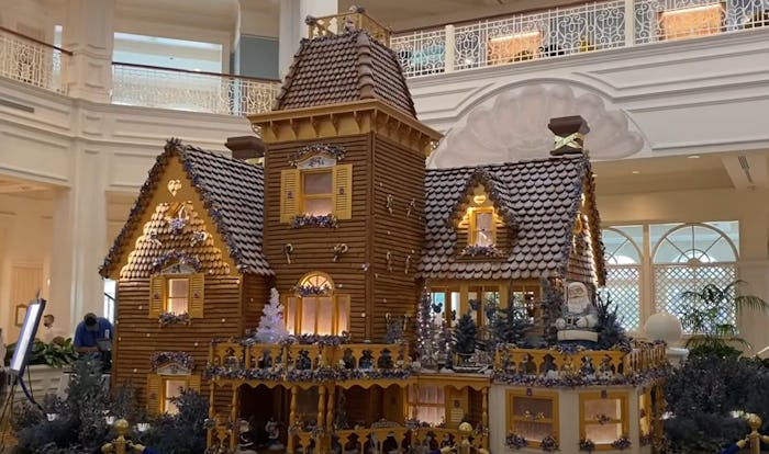 Disney’s 2021 gingerbread house at the Grand Floridian Resort & Spa.
