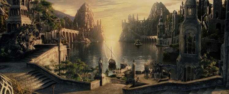 The Grey Havens in Lord of the Rings: The Return of the King