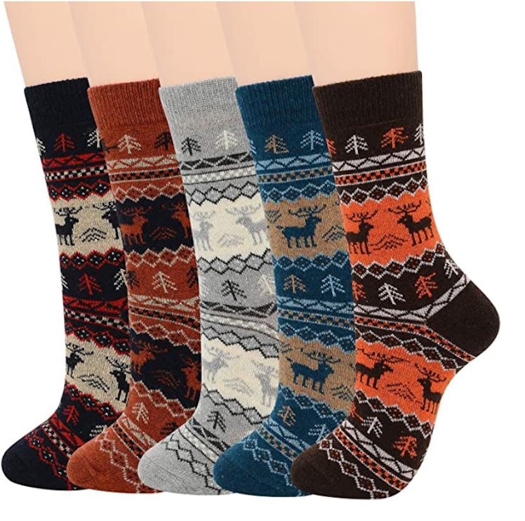 American Trends Wool Socks (5-Pack)