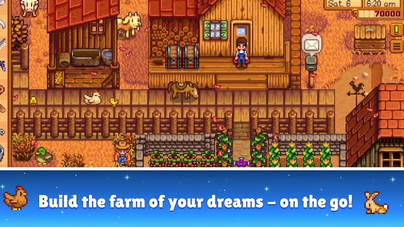 Stardew Valley screenshot, one of the best app-based games to play with friends.