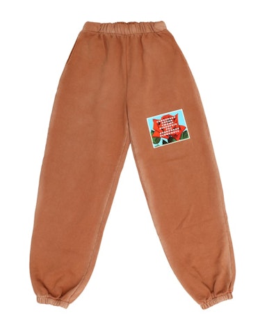 Boys Lie orange sweatpants.