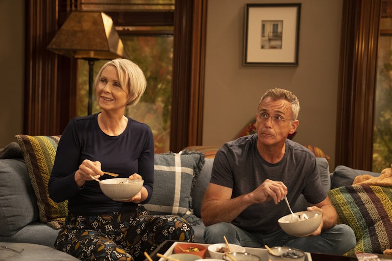 Cynthia Nixon & David Eigenberg in 'And Just Like That'