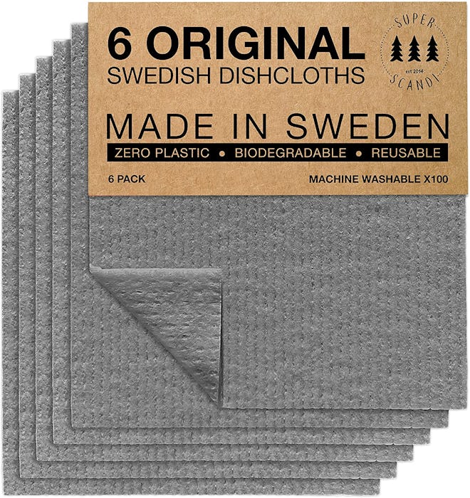 SUPERSCANDI Swedish Dish Cloths (6-Pack)