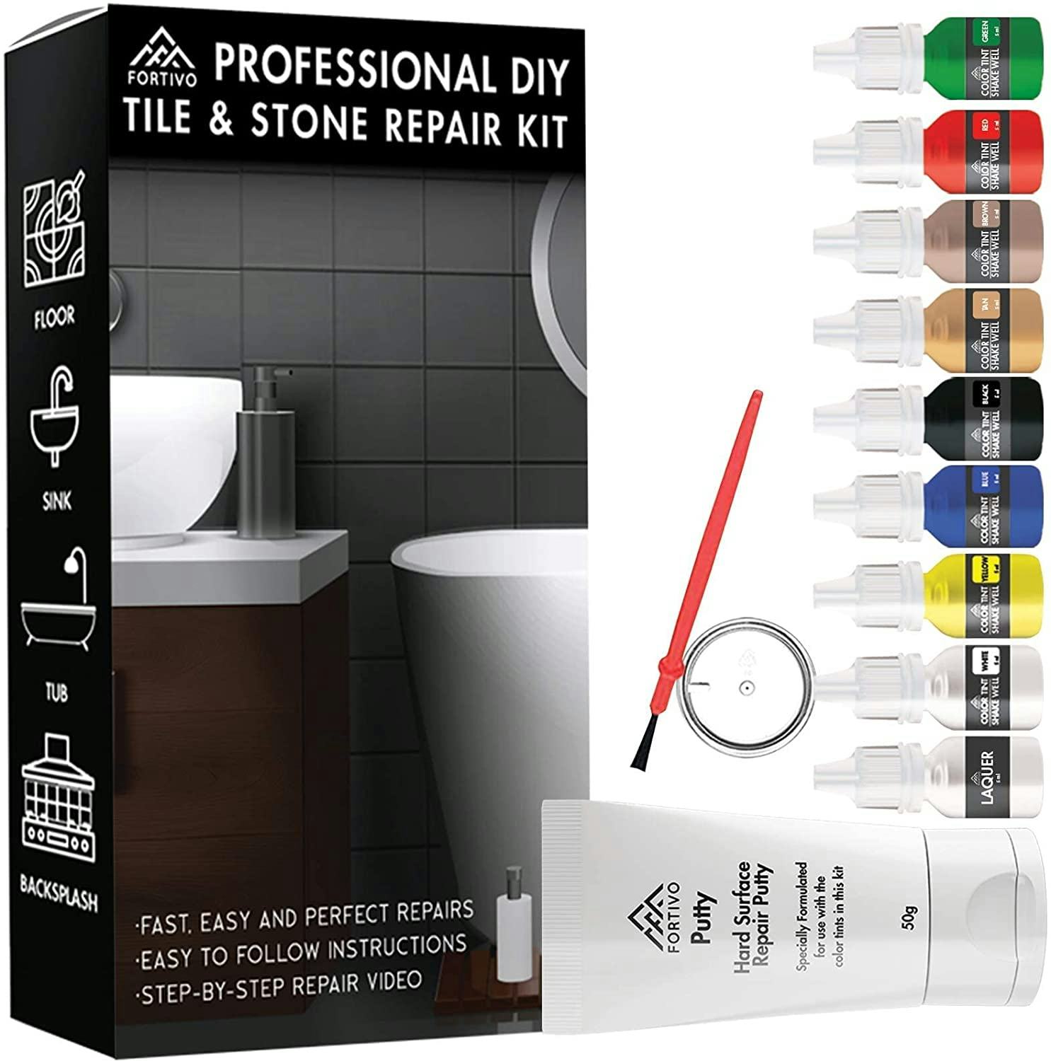 FORTIVO Tile &amp; Stone Repair Kit