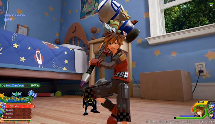 A screenshot from Kingdom Hearts III