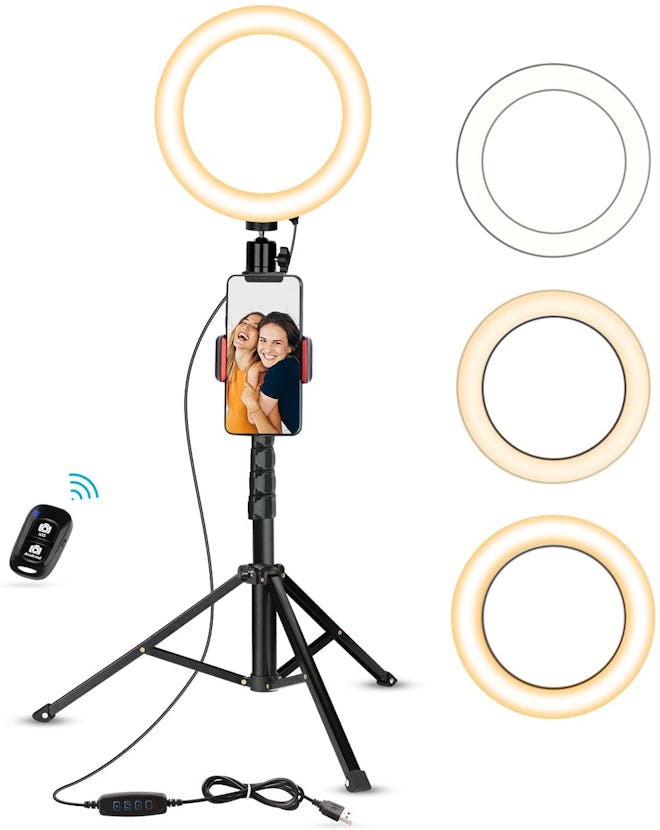 UBeesize Selfie Ring Light With Tripod