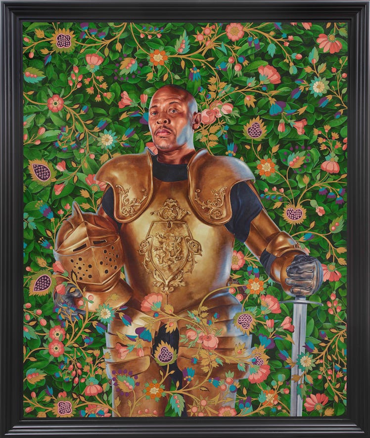 Dr. Dre’s The Chronic 2001 as interpreted by Kehinde Wiley.