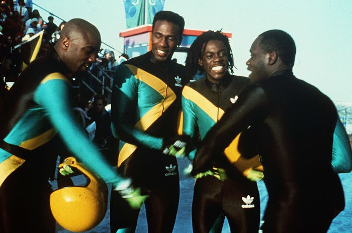 Four Jamaican bobsleighers get the change to compete in the Winter Olympics in “Cool Runnings,” a 19...