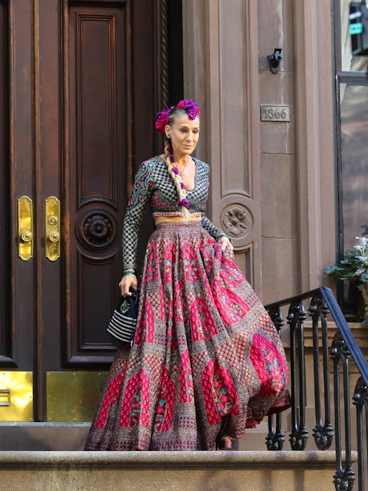 Sarah Jessica Parker in the Diwali episode of And Just Like That