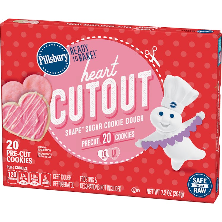 Pillsbury’s Valentine’s Day 2022 cookies include ready-to-bake hearts.