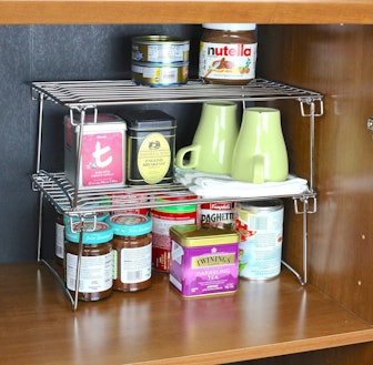 DecoBros Stackable Kitchen Cabinet Organizers (2-Pack)
