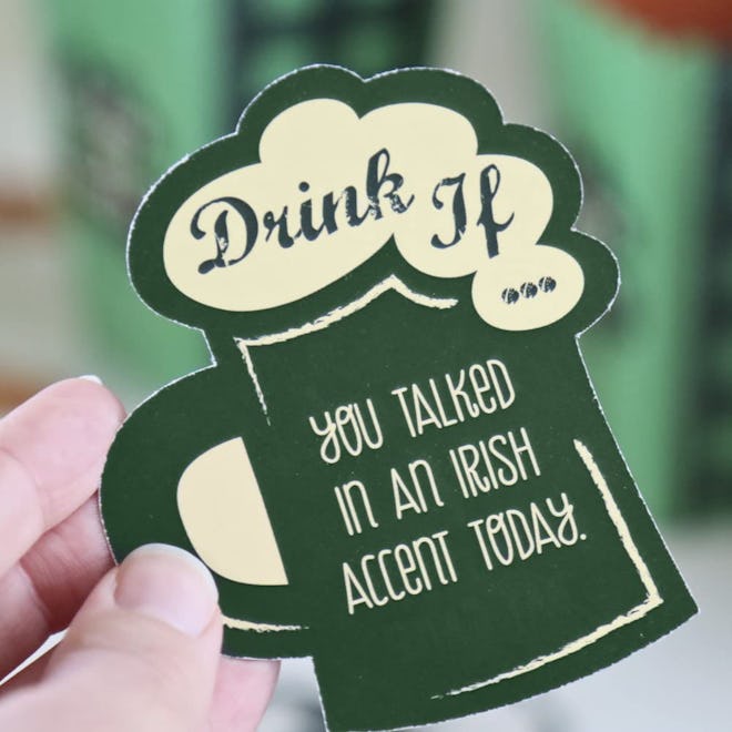 Drink If Game - St. Patrick's Day - Saint Patty's Day Party Game - 24 Count