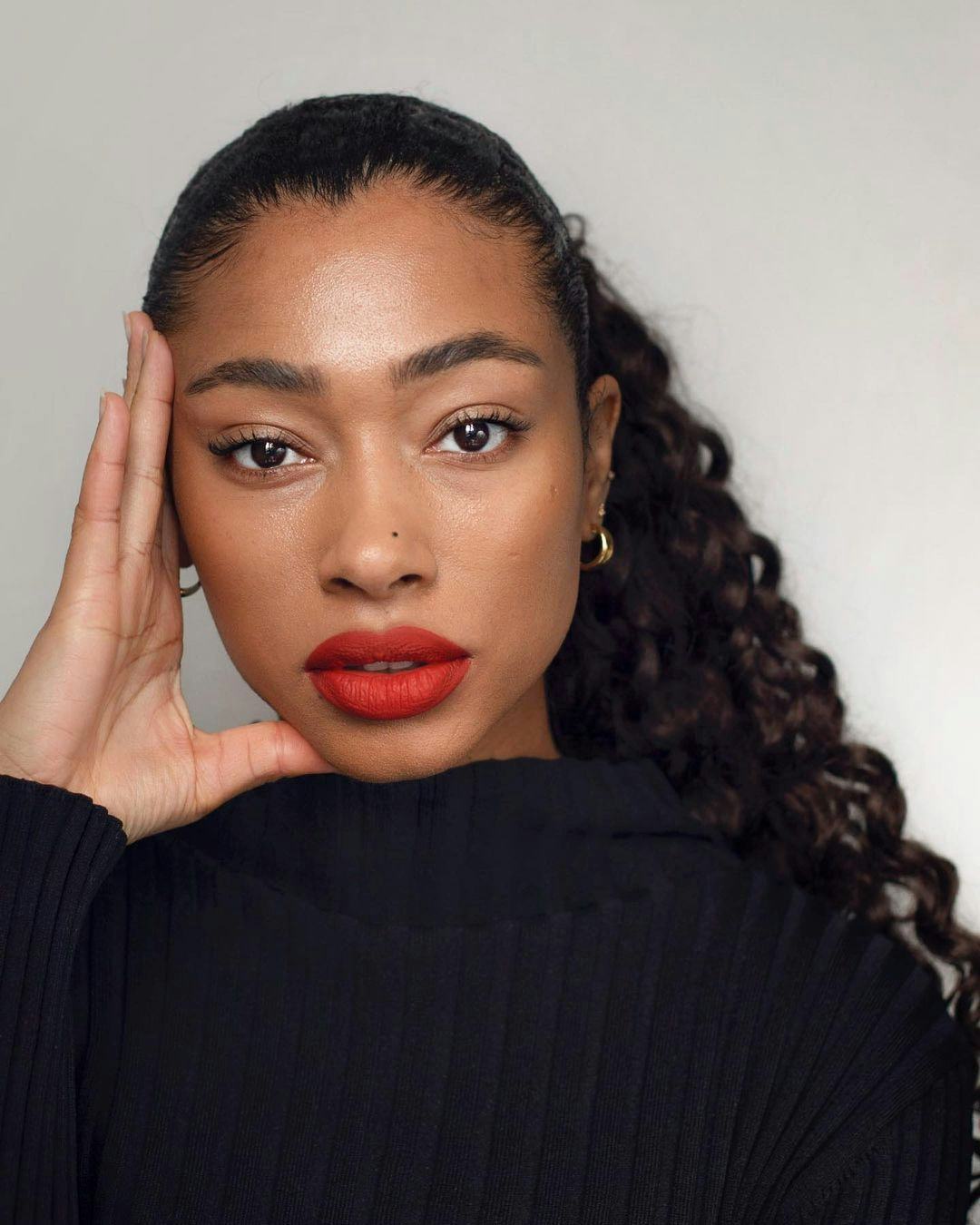 Curly Ponytail Ideas