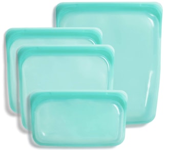 Stasher Silicone Reusable Storage Bags (Bundle 4-Pack Small) 