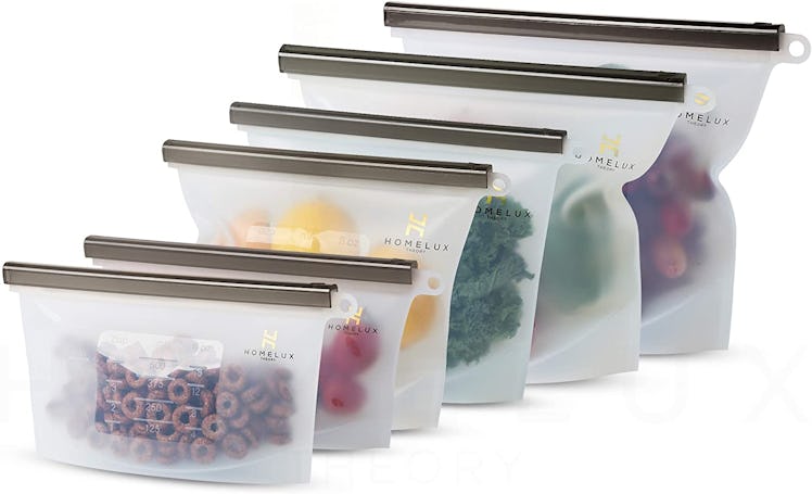 Homelux Theory Silicone Food Storage Bags (Set of 6)