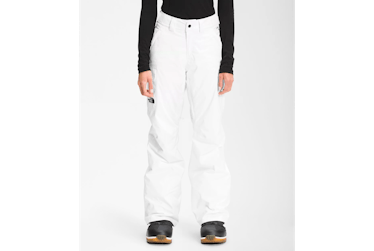 The North Face white ski pants.
