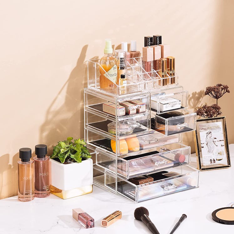 Sorbus Makeup and Jewelry Storage Case Display