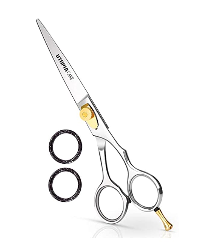 Professional Barber Hair Cutting Scissors - Silver