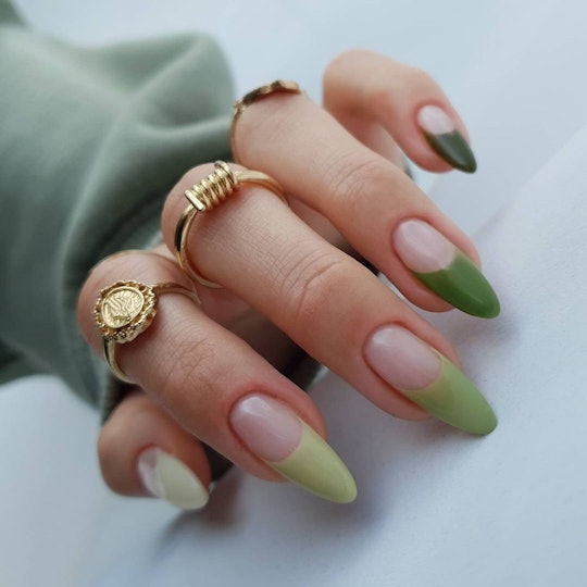 Nail Art Step by Step: Lucky jade gemstone nails