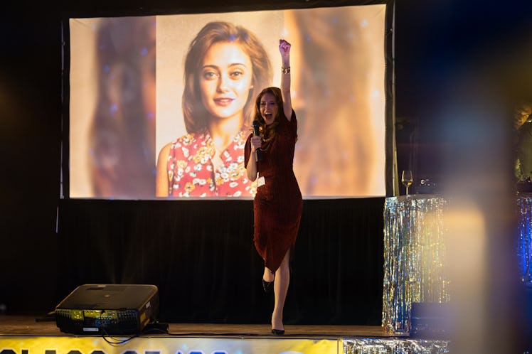 Ella Purnell as Teen Jackie and Tonya Cornelisse as Allie in YELLOWJACKETS