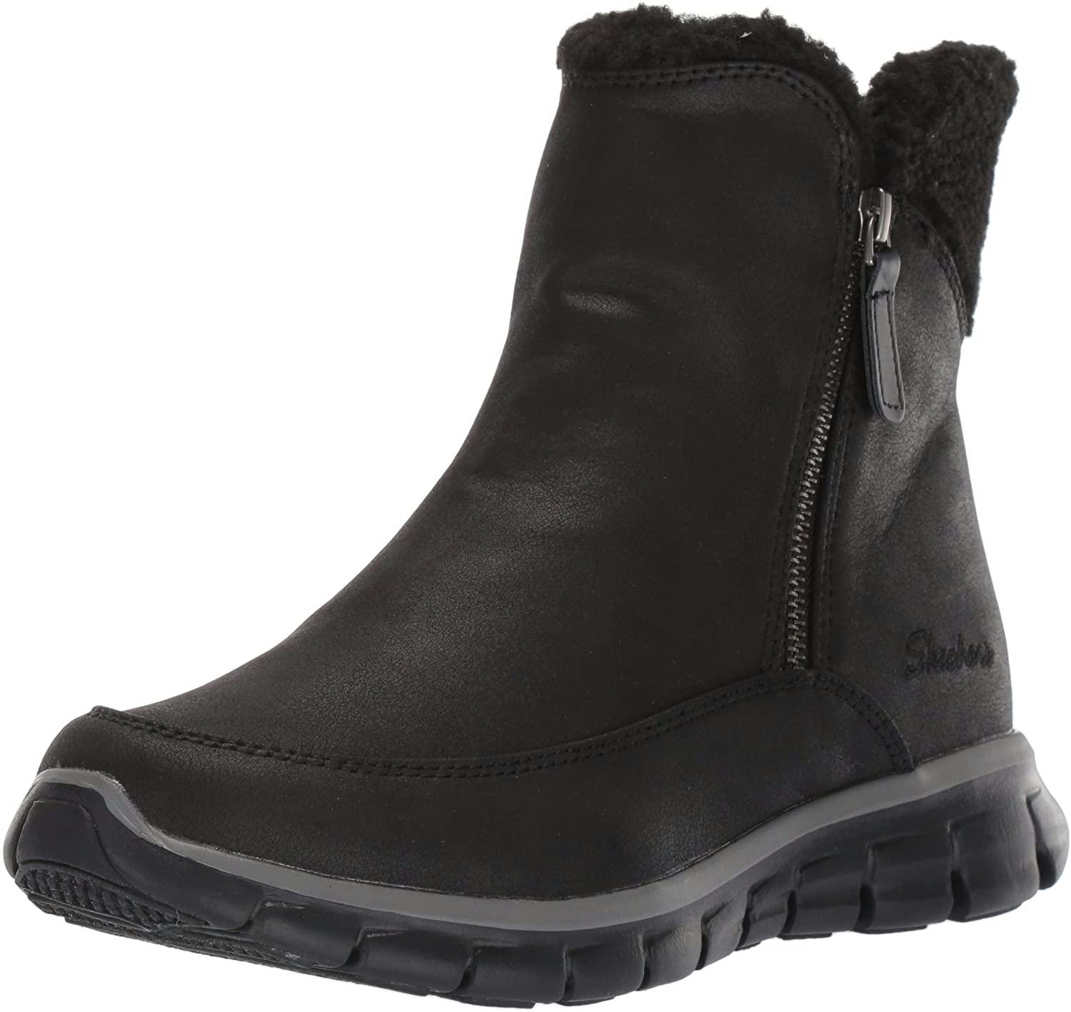 Skechers Synergy-Short Quarter Zipper Boot