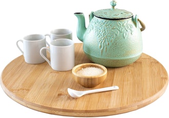TB Home 14" Bamboo Lazy Susan Kitchen Turntable 
