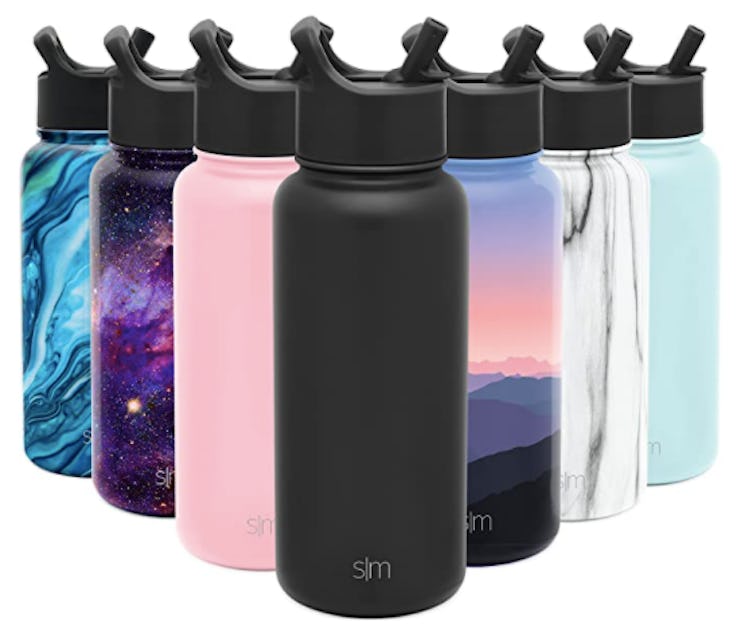 Simple Modern Water Bottle with Straw Lid