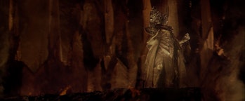 Sauron admiring the One Ring in Lord of the Rings: The Fellowship of the Ring
