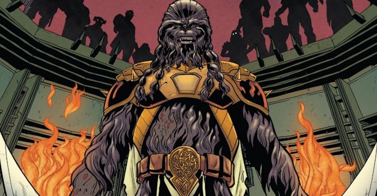 Black Krrsantan was a gladiator in the Star Wars comics.