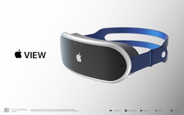 The single-strap design of Apple's VR headset