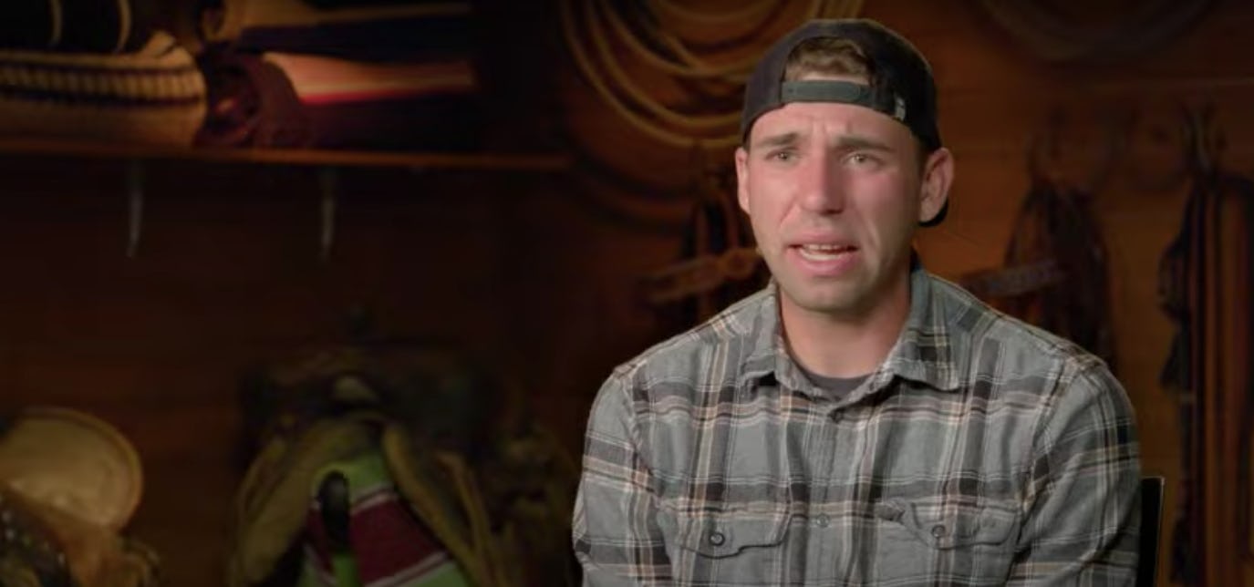 Harry James Thornton giving an interview on &lsquo;Relatively Famous: Ranch Rules&rsquo;