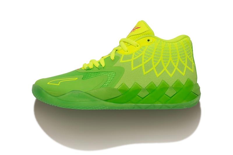 green puma basketball shoes