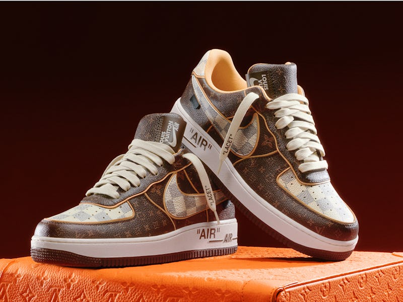 Louis Vuitton Nike Air Force 1 Sotheby's Exclusive