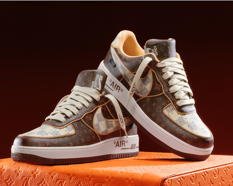 Louis Vuitton Nike Air Force 1 Sotheby's Exclusive