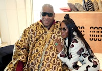 André Leon Talley and Naomi Campbell in 2019.