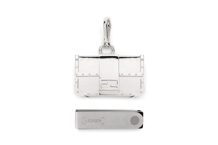 Fendi and Ledger's collab based on Baguette style bag.
