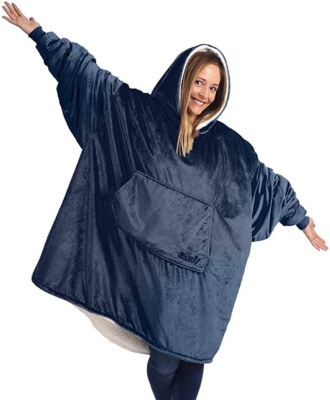 THE COMFY Original Microfiber &amp; Sherpa Wearable Blanket