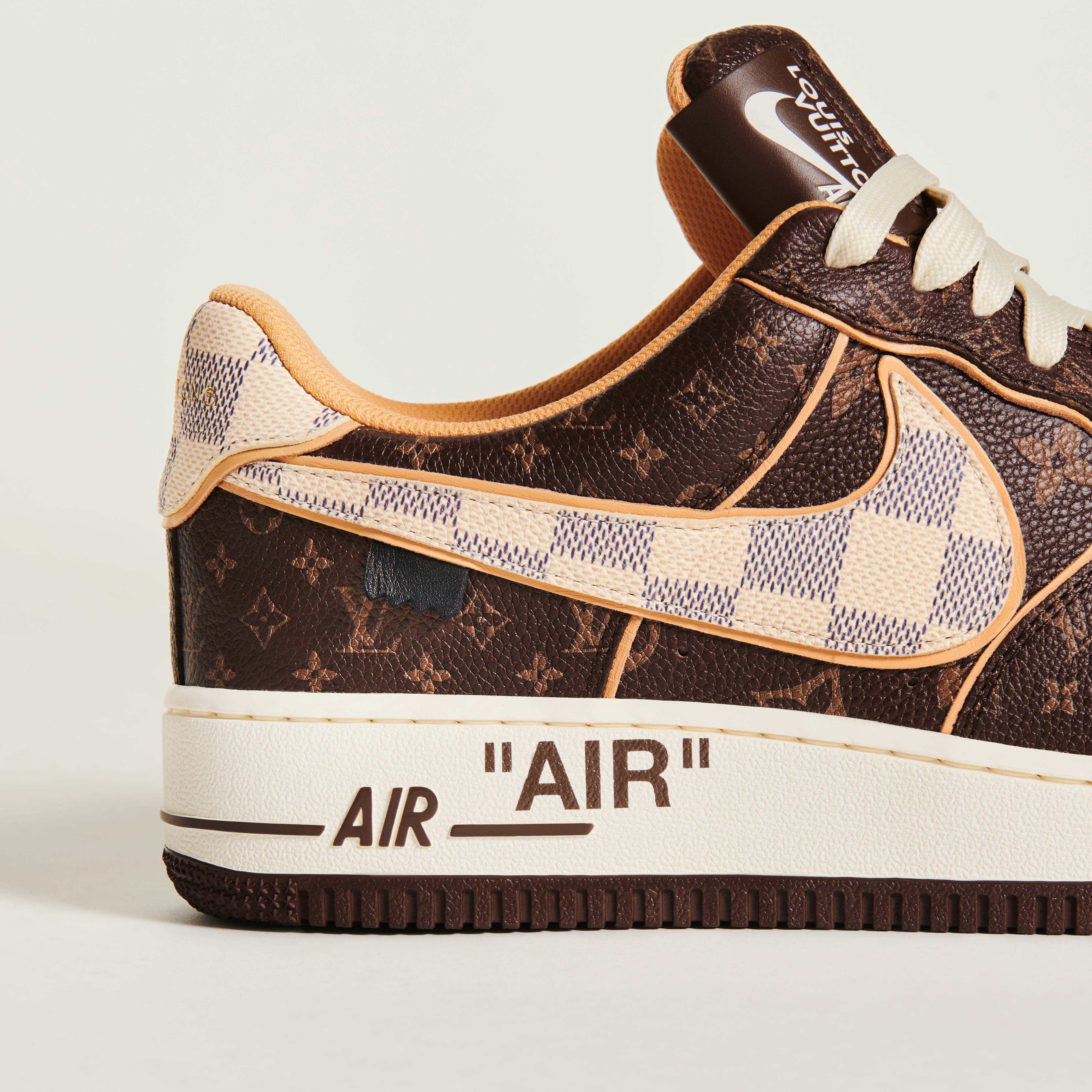 Virgil Abloh s Louis Vuitton x Nike Air Force 1 Is Now Up For Auction