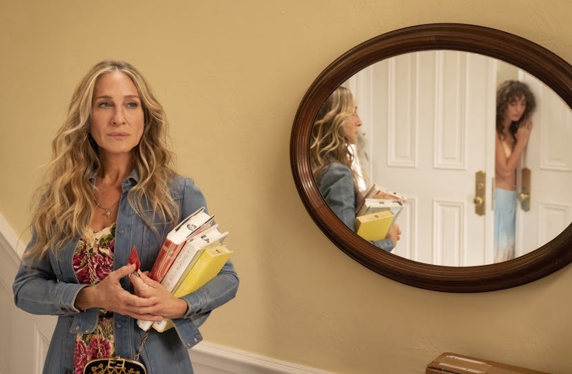 Carrie looking at Lisette in And Just Like That... episode 8