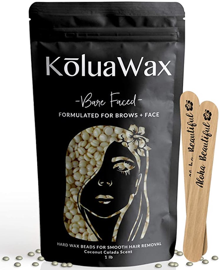 KoluaWax Bare Faced Hard Wax Beads, 16 Ounces