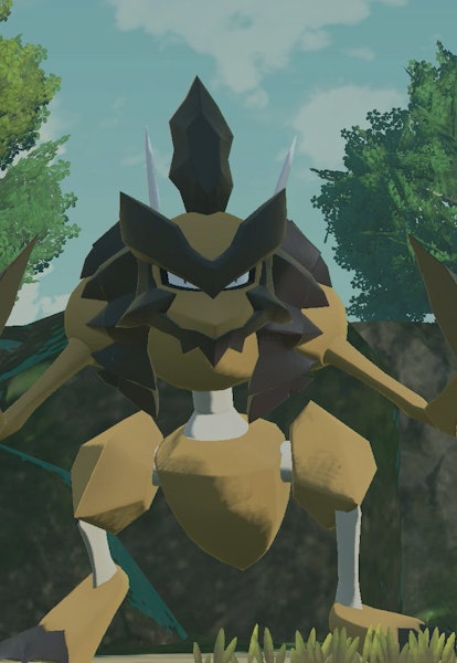 screenshot of Kleavor in Pokemon Legends Arceus