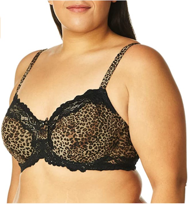 Lunaire Barbados Lace-Trim Mesh Bra