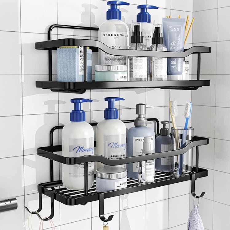 OMAIRA adhesive Shower Caddy (2-Pack)